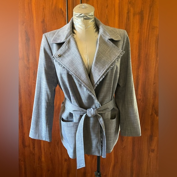 Banana Republic - Gorgeous Chambray blue jacket sz 14 - Picture 1 of 4